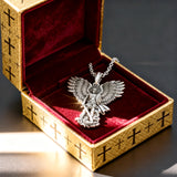 S925K Silver Saint Michael Pendant: Courage in the Heart