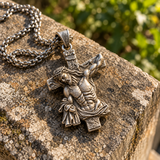 S925 Sterling Silver Crucified Jesus Cross Pendant Necklace – INRI Christian Faith Jewelry