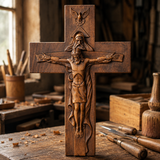 Bgcopper Holy Trinity Kruzifix Holz dekor