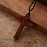 Jesus Wooden Crucifix Necklace: His Coming is a Tender Promise of Eternal Protection ✝️