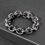 Men's Stainless Steel Spike Bracelet - BGCOPPER