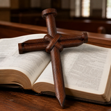 Nail Cross Wooden Wall Art: A Christian Symbol of Sacrifice & Redemption
