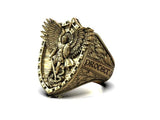 Archangel Michael Steel Titanium Ring——Giving us the strength and courage to move forward - BGCOPPER