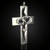 Valentine's Day Exclusive S925K Silver Cross Pendant: A Radiant Token of Love and Faith - BGCOPPER