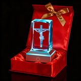 Crucifix LED Crystal Lamp: A Christian Symbol of Sacrifice & Redemption