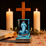 Good Shepherd LED Crystal Lamp: A Christian Symbol of Christ’s Tender Care