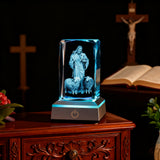 Good Shepherd LED Crystal Lamp: A Christian Symbol of Christ’s Tender Care
