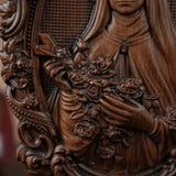 Santa Teresa Wall Decoration Woodcarving - BGCOPPER