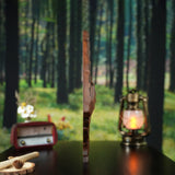 Lady Liberty Wall Decor Art Wood Sculpture - BGCOPPER