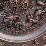 Chinese Zodiac “Fu” Disc Wooden Decoration Wall Hanging - BGCOPPER