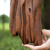 Jesus Crown of Thorns Irregular Cross Wooden Sculpture - BGCOPPER