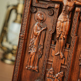 Bgcopper Christ Crucifix Wooden Carved Image - BGCOPPER