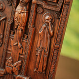 Bgcopper Christ Crucifix Wooden Carved Image - BGCOPPER