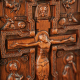 Bgcopper Christ Crucifix Wooden Carved Image - BGCOPPER