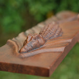 Crocodile Wall Mounted Wooden Wall Art - BGCOPPER
