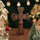 “Bless This Child” Prayer Boy/Girl Cross Wooden Sculpture - BGCOPPER
