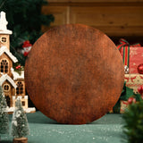 Jesus Christ Round Wooden Carving - BGCOPPER