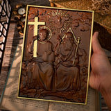 Bgcopper Holy Trinity Wood Wall Decor - BGCOPPER