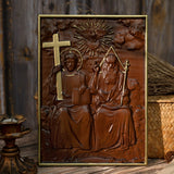 Bgcopper Holy Trinity Wood Wall Decor - BGCOPPER