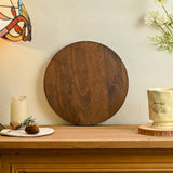 Lamb of God Round Wooden Sculpture - BGCOPPER