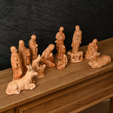 Jesus Manger Nativity Scene Wooden Statue Tabletop Ornament - Best Christmas Gifts - BGCOPPER