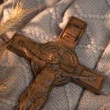 Bgcopper INRI Wood Carving Crucifix - BGCOPPER