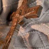 Bgcopper INRI Wood Carving Crucifix - BGCOPPER