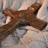 Bgcopper INRI Wood Carving Crucifix - BGCOPPER