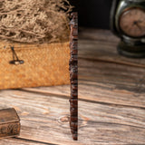 Wood carving of the Virgin Mary in leaves - BGCOPPER