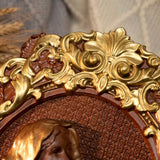 Bgcopper Mother Mary with Baby Jesus Wood Carving Decor - BGCOPPER