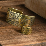 Archangel Metatron Life Angel Seal Adjustable Ring Solomon Kabbalah Amulet - BGCOPPER