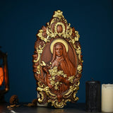 Santa Teresa Wall Decoration Woodcarving - BGCOPPER