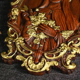 Santa Teresa Wall Decoration Woodcarving - BGCOPPER