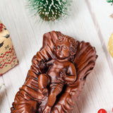 Infant Jesus Wood Carving | Let the Light of the Newborn Illuminate the Path of Redemption