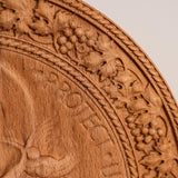 St. Francis of Assisi Patron Saint of Animals Religious Icon - Natural Wood Wall Decoration Hanging Souvenir - BGCOPPER