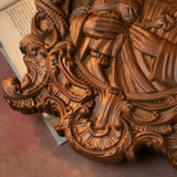 Saint Joseph Wood Carved Religious icon Fatehrs day Christian gift Wall Hanging Art Work gift ideas Birthday Gifts - BGCOPPER