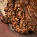 Saint Joseph Wood Carved Religious icon Fatehrs day Christian gift Wall Hanging Art Work gift ideas Birthday Gifts - BGCOPPER