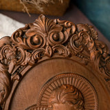 Saint Joseph Wood Carved Religious icon Fatehrs day Christian gift Wall Hanging Art Work gift ideas Birthday Gifts - BGCOPPER