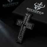 🎁Early Christmas Sale! Savior Jesus Cross Necklace - Bless you and your family - BGCOPPER