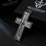 🎁Early Christmas Sale! Savior Jesus Cross Necklace - Bless you and your family - BGCOPPER
