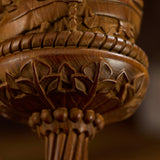 Boxwood "Last Supper" Chalice Hand-Carved Communion Cup | Eternal Symbol of Redemption & Fellowship