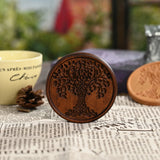 Bgcopper Wooden Tree of Life Celtic Cross Coasters - BGCOPPER