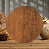 Jesus Christ Round Wooden Carving
