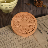 Bgcopper Wooden Tree of Life Celtic Cross Coasters - BGCOPPER