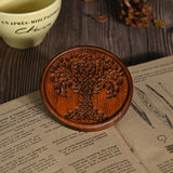 Bgcopper Wooden Tree of Life Celtic Cross Coasters - BGCOPPER