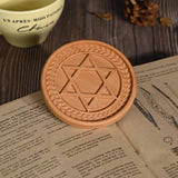 Bgcopper Wooden Tree of Life Celtic Cross Coasters - BGCOPPER