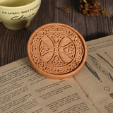 Bgcopper Wooden Tree of Life Celtic Cross Coasters - BGCOPPER