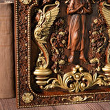 Wooden Sculpture of Jesus Ascending to Heaven - The Best Gift for the Disciples - BGCOPPER
