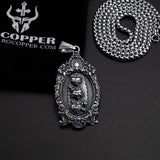 Holy Family Three Sacred Hearts Necklace - only available at Bgcopper - BGCOPPER