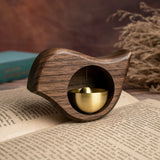 Wooden Bird-Shaped Wind Bell Wind Chimes-A Healing Doorbell Entrance Decoration - BGCOPPER